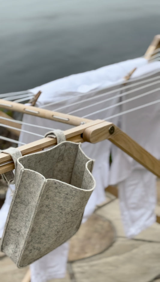 Filt kurv til tøjklemmer incl 50 stks