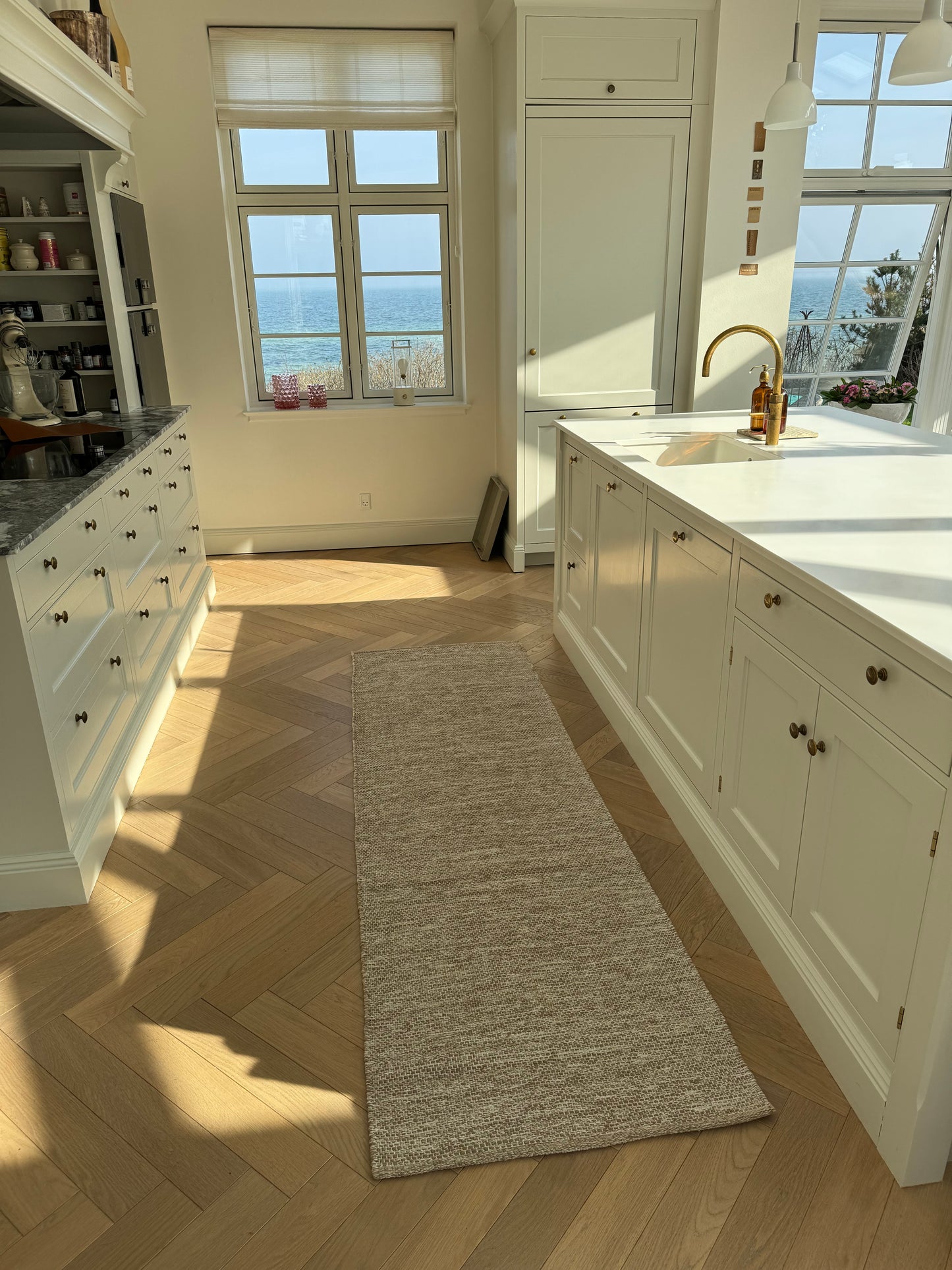 Bomulds løber Puppy beige