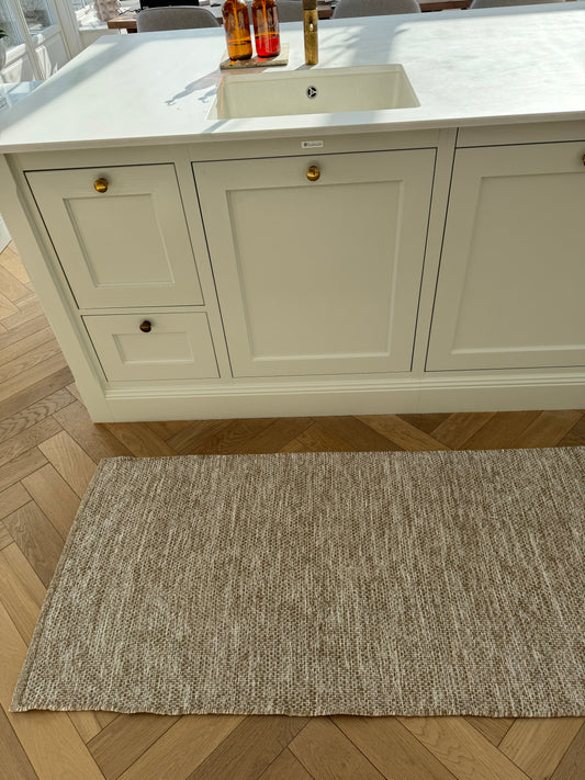 Bomulds løber Puppy beige