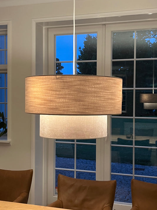 Loftlampe - saturno 2 ringe