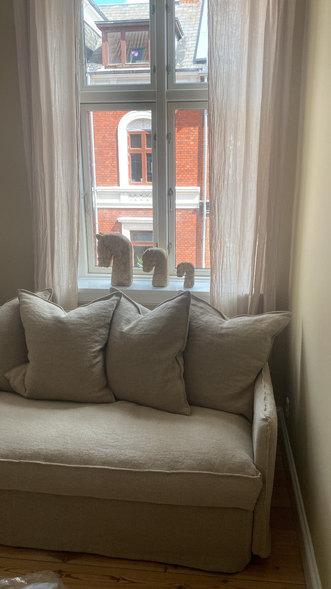 Mellem sandstens hest