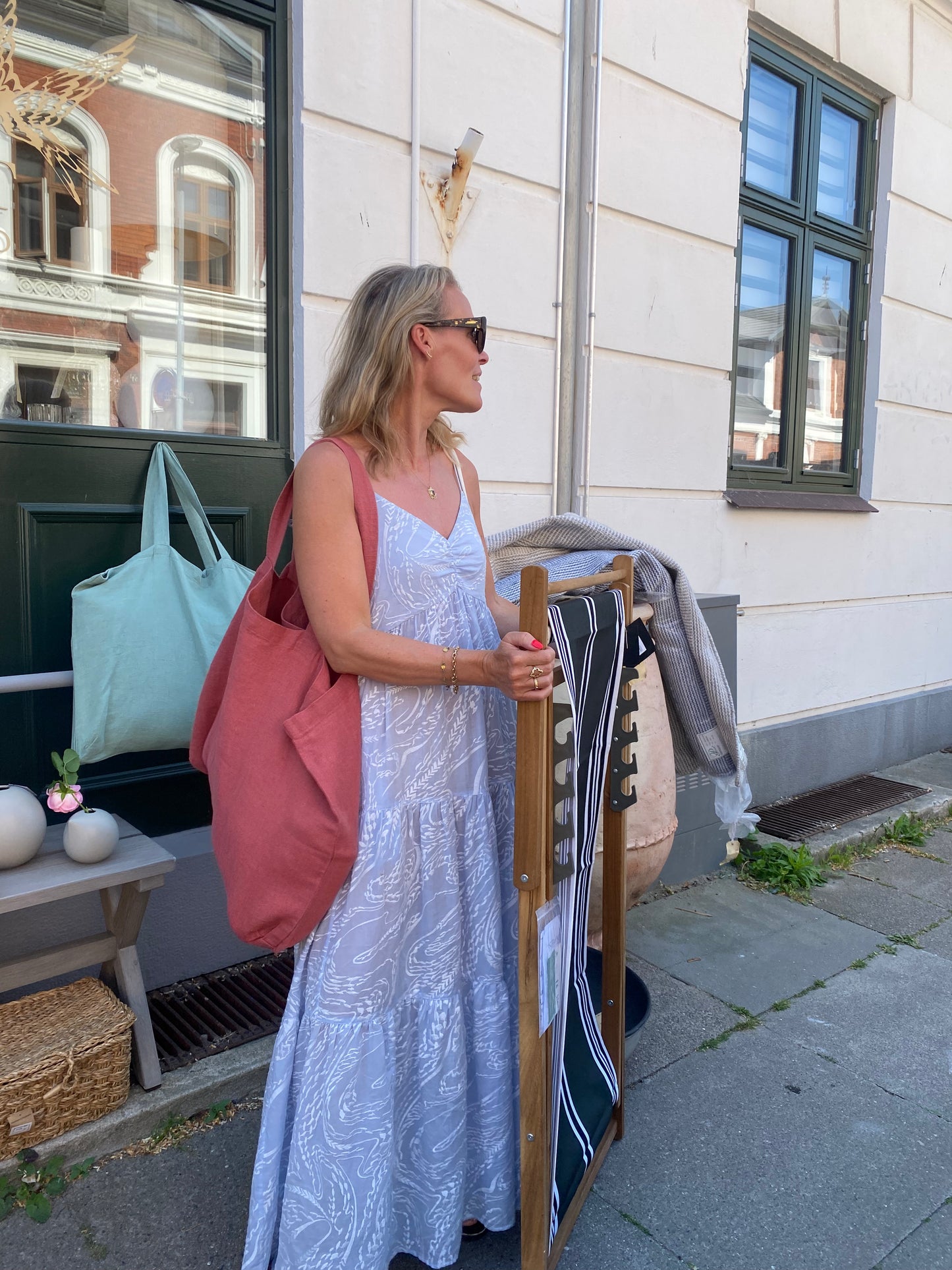 Hør net/taske flere farver fra franske Haomy