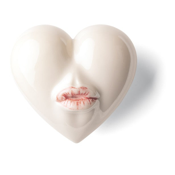 Denz Herz Kuss porcelænshjerte