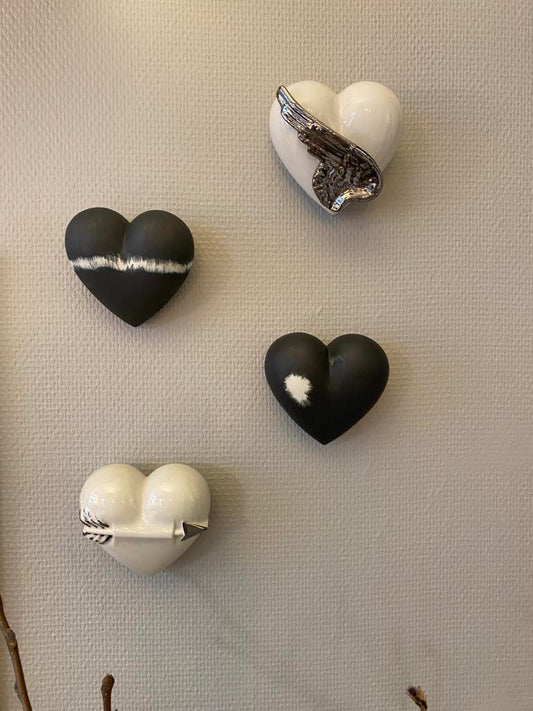 Denz Herz Kuss porcelænshjerte