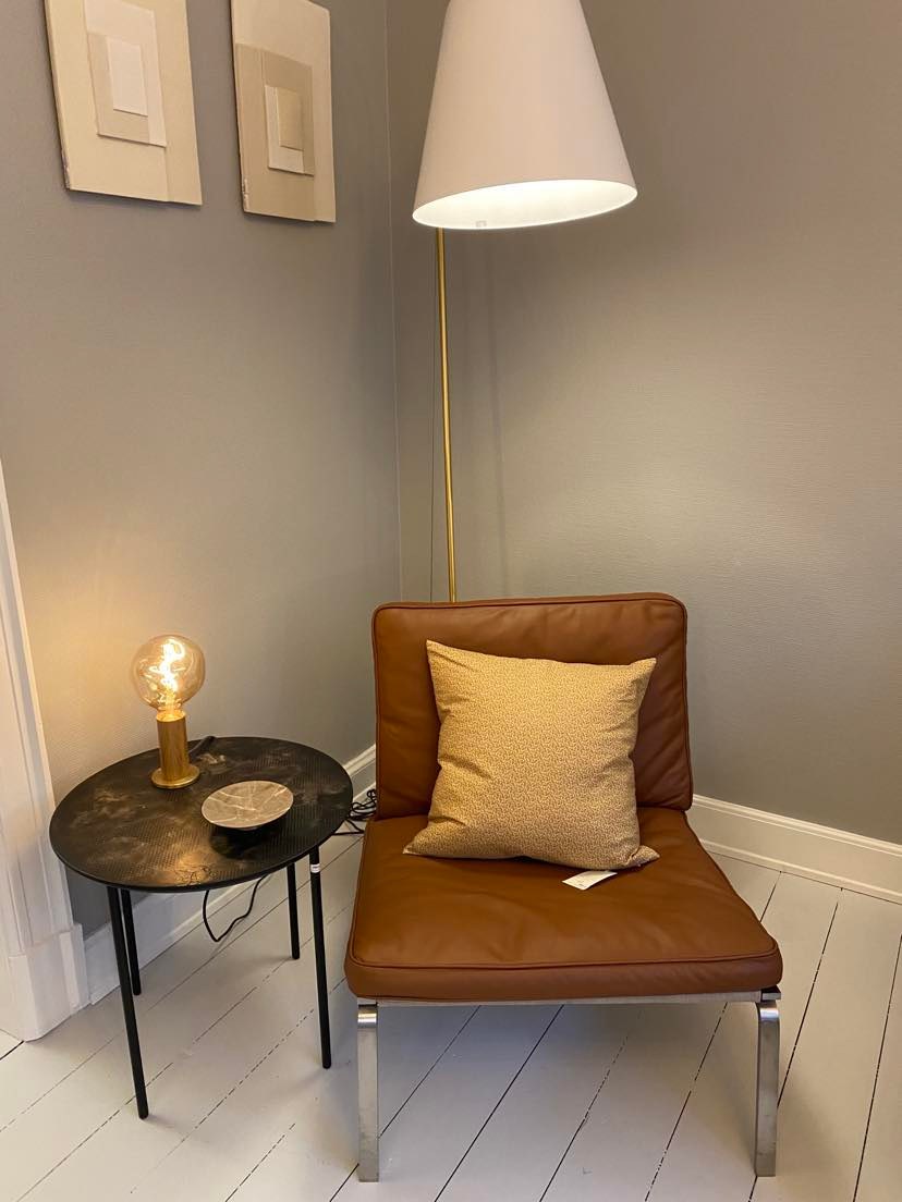 Sofabord multimoon ø80 tecture radius Brown Grey fra Mos Design