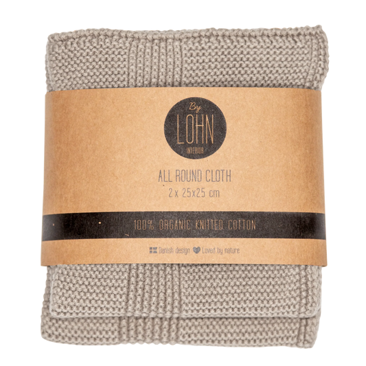 STRIKKET ALL ROUND KLUD By Lohn