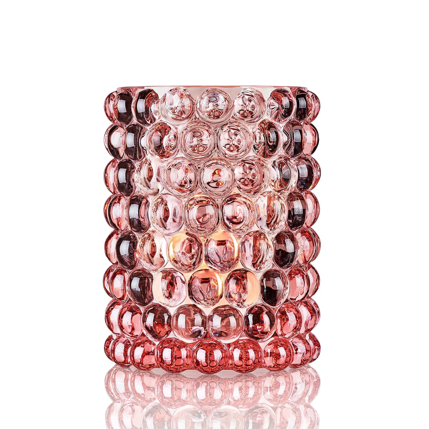 Krystal lanterne - rose