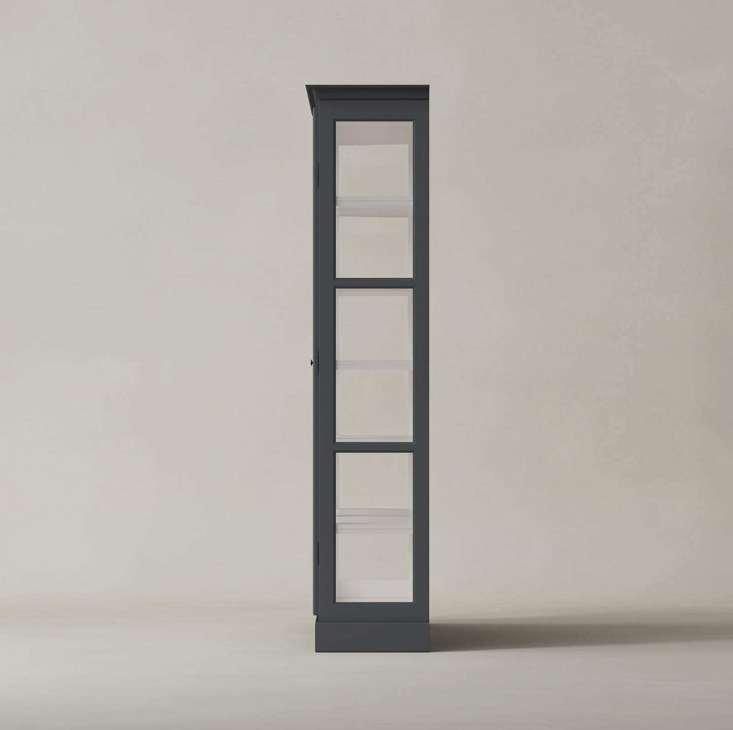 Vitrineskab i antracit grå dobbelt fra Lindebjerg Design