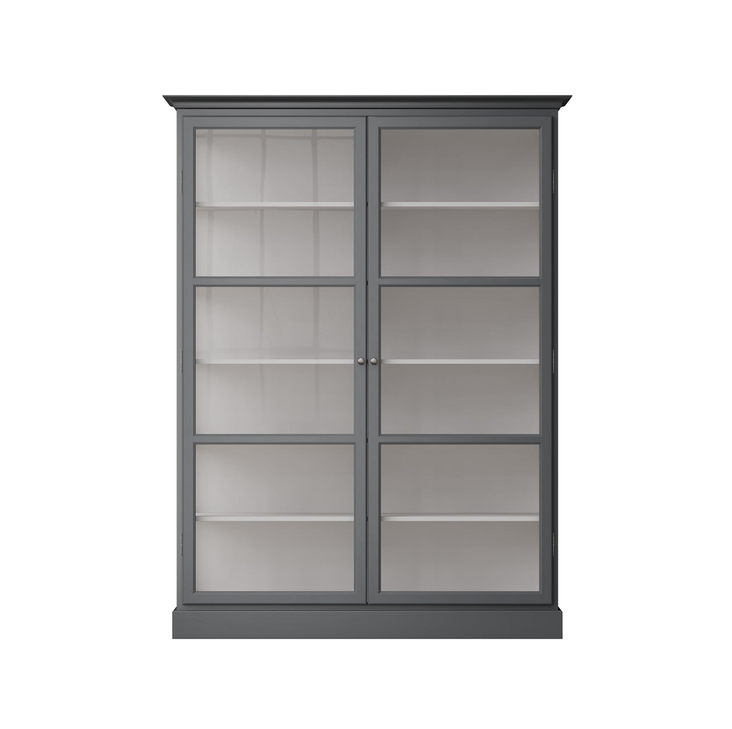 Vitrineskab i antracit grå dobbelt fra Lindebjerg Design