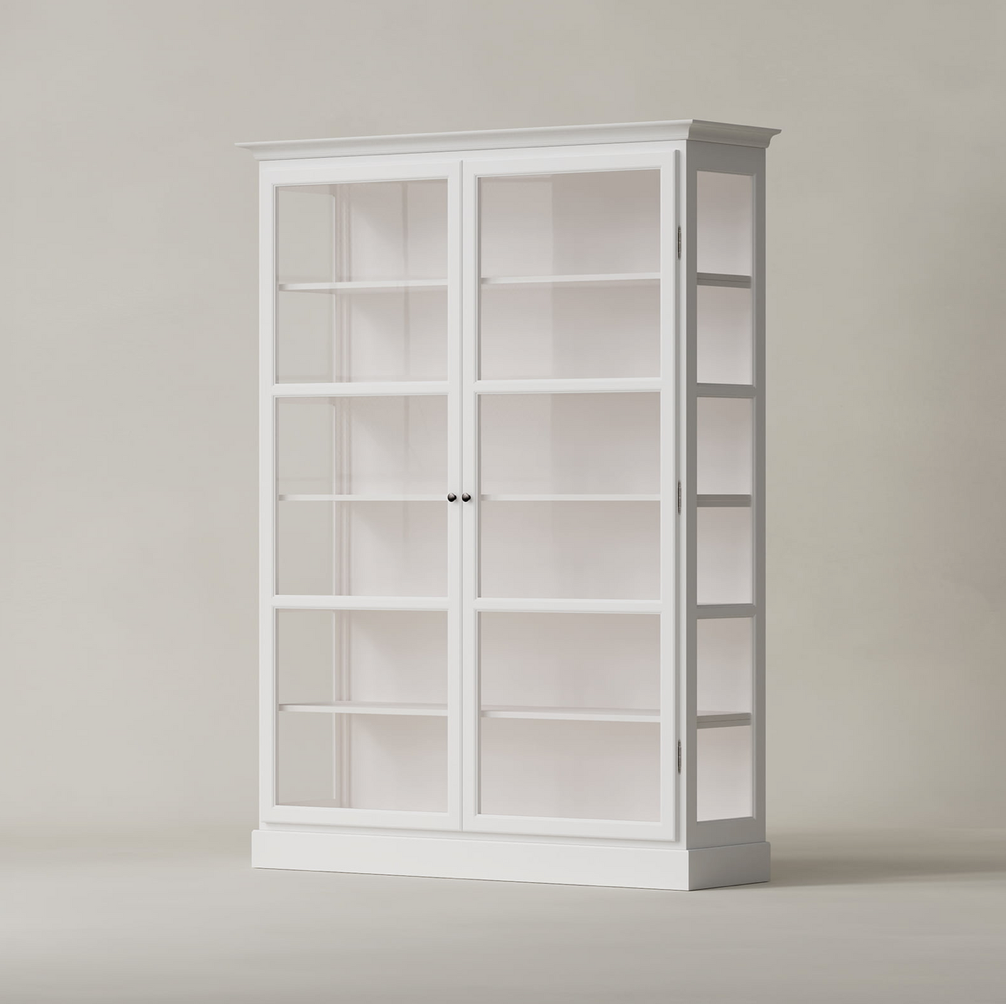 Vitrineskab i hvid fra Lindebjerg Design