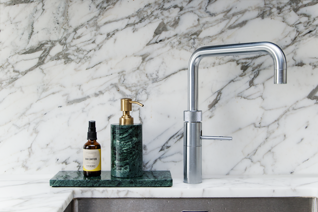 Marmor rektangulær plade STONED