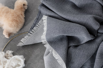 Plaid i alpaka uld Elvang