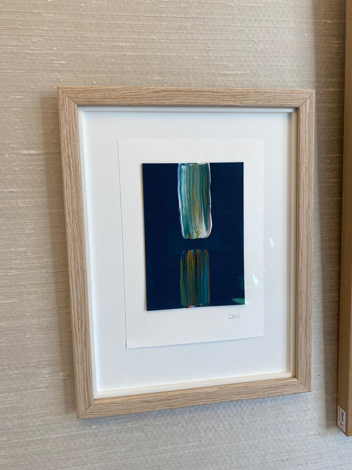 Blå unika værker fra Heartmade Art, Dagmar Petersen, Jan Gustav