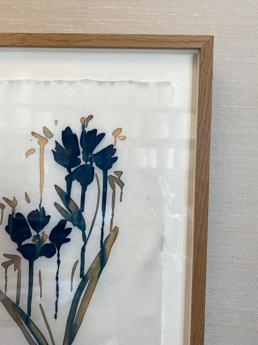 Blå unika værker fra Heartmade Art, Dagmar Petersen, Jan Gustav