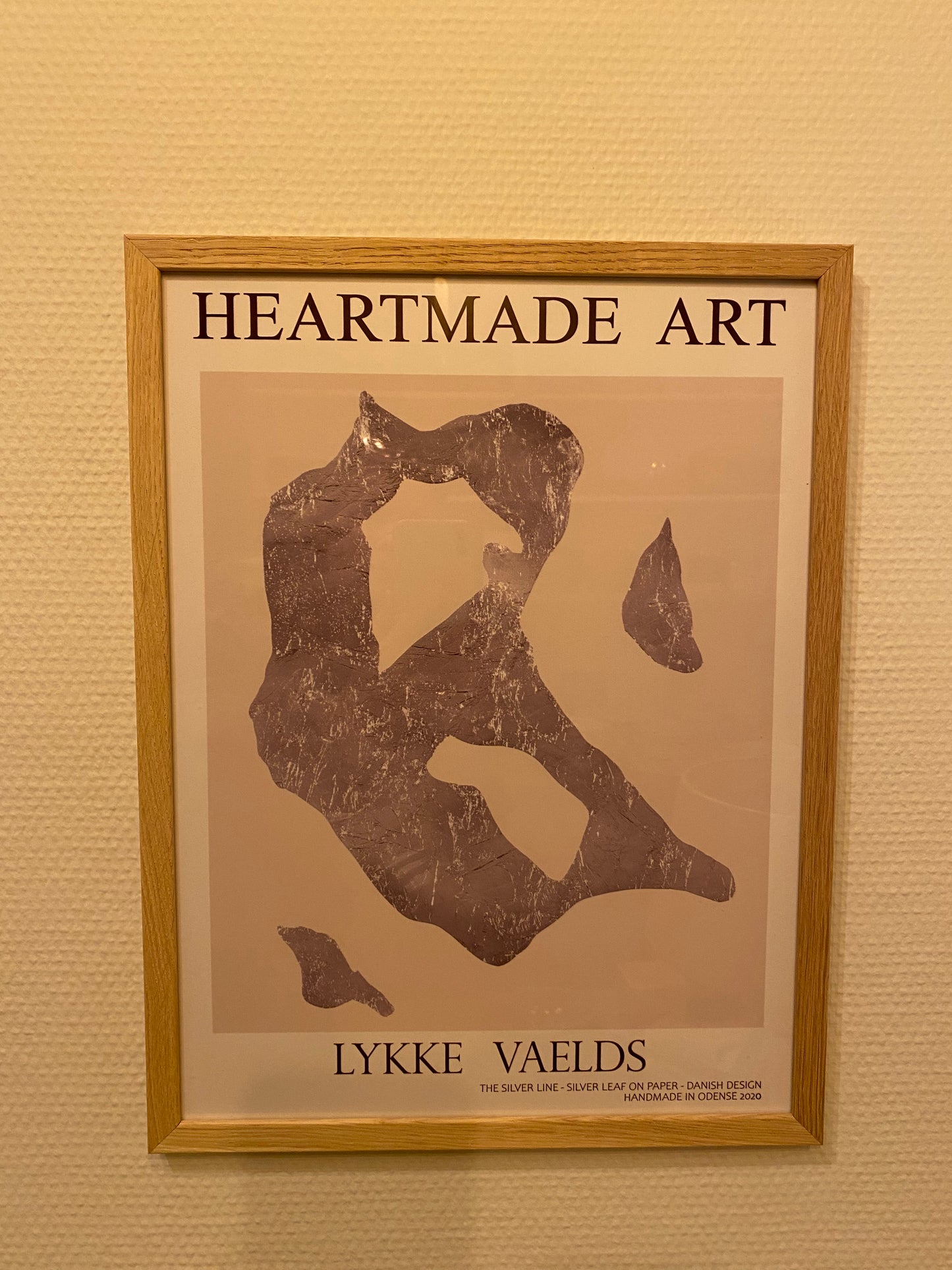Kunstplakat fra Heartmade Art Silver