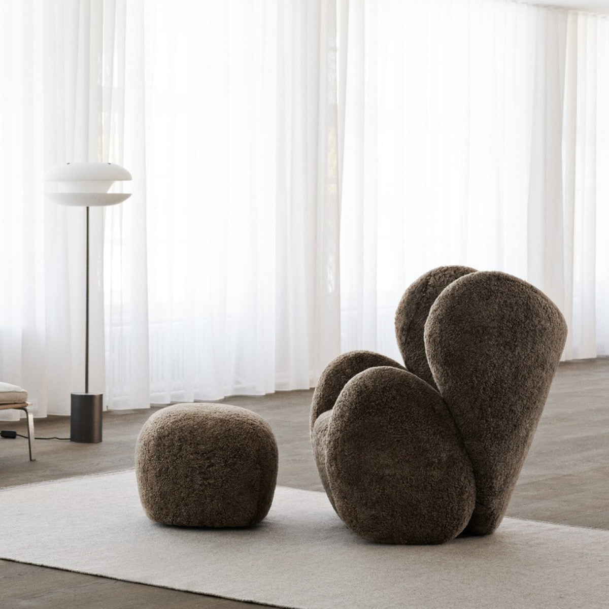 Norr 11 Little Big Pouf - Sheepskin
