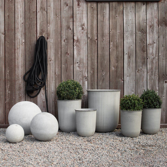 Udepotter lysegrå fra DBKD