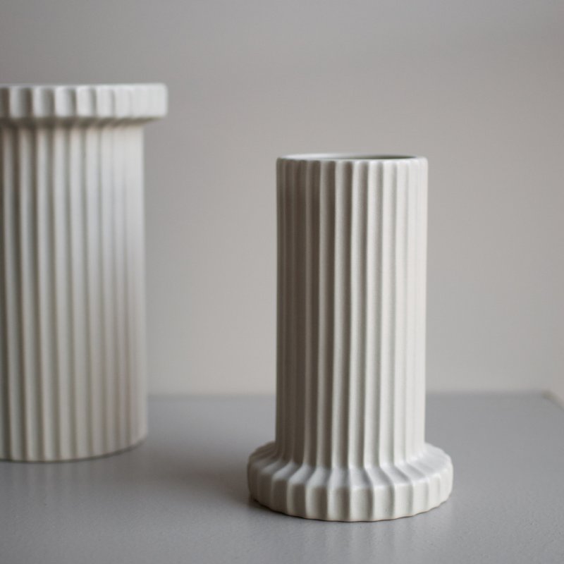 DBKD Stripe vase sandy mole