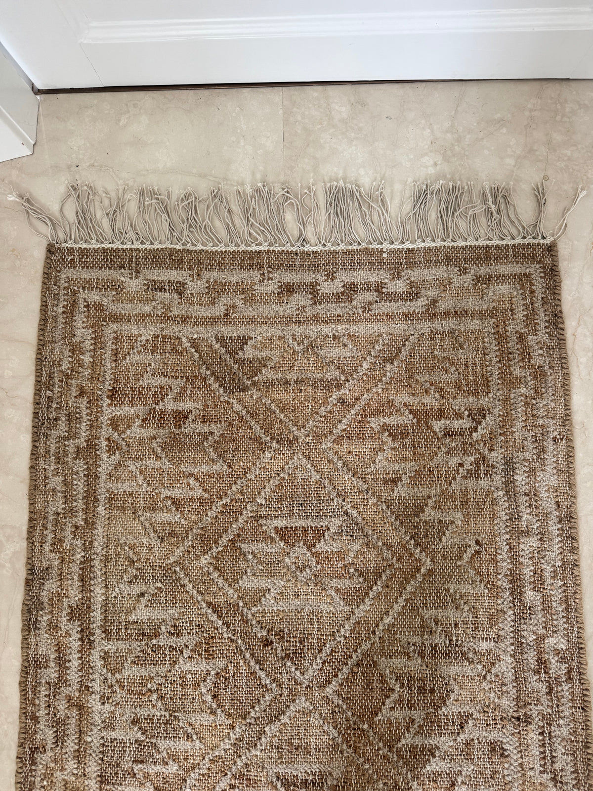 Jute/uld løber 70x200