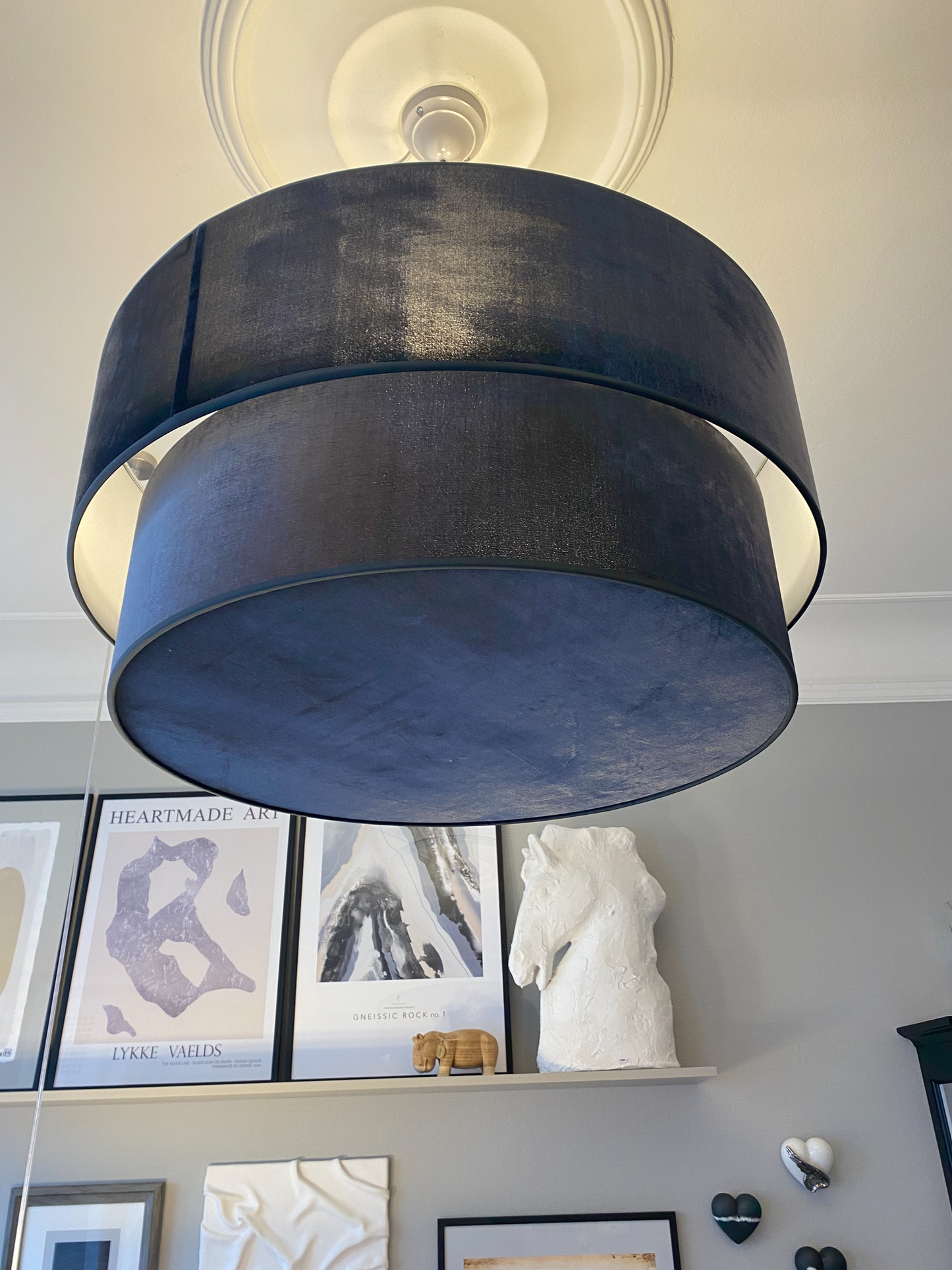 Loftlampe - saturno 2 ringe
