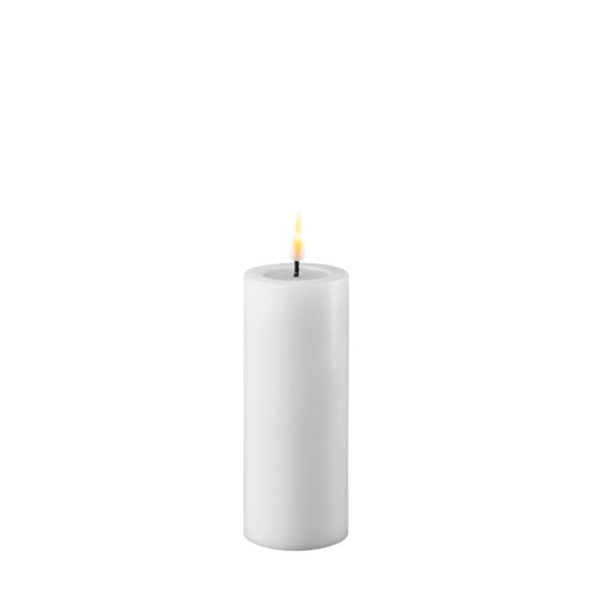 Hvide bloklys LED Candle Deluxe Holmeart