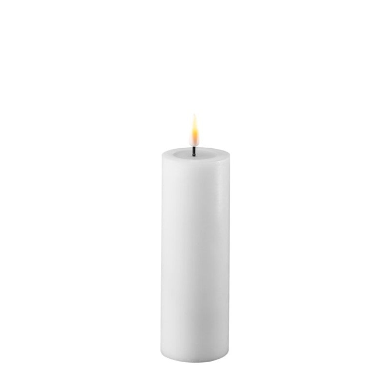 Hvide bloklys LED Candle Deluxe Holmeart