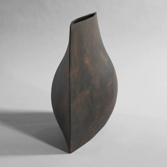 101 Cph Origami Vase, Big - Coffee