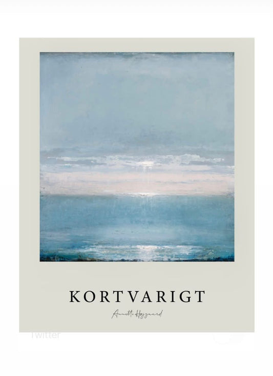 Kunstplakat KORTVARIGT Annette Højgaard
