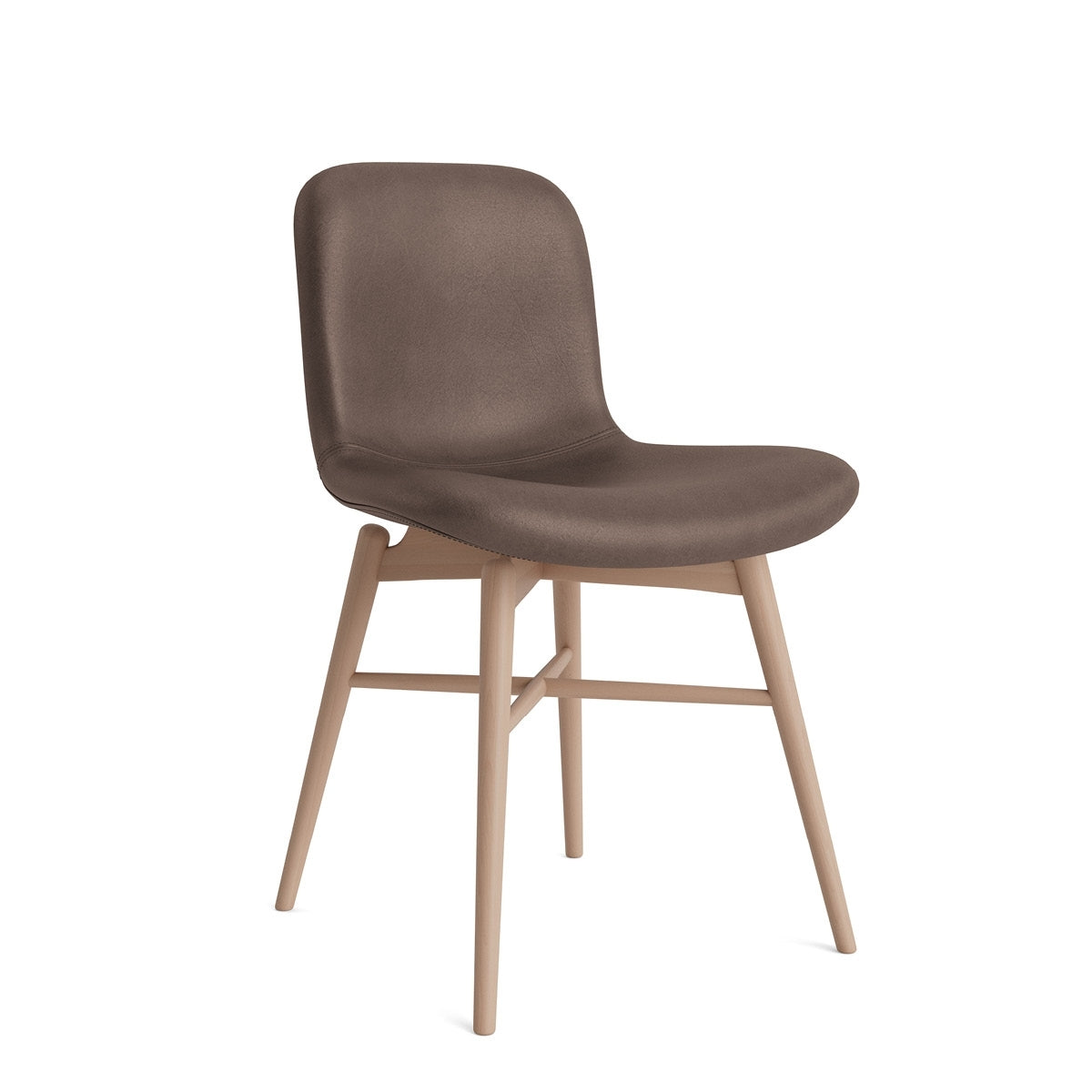 Norr 11 Langue Chair - Wood Leather Soft